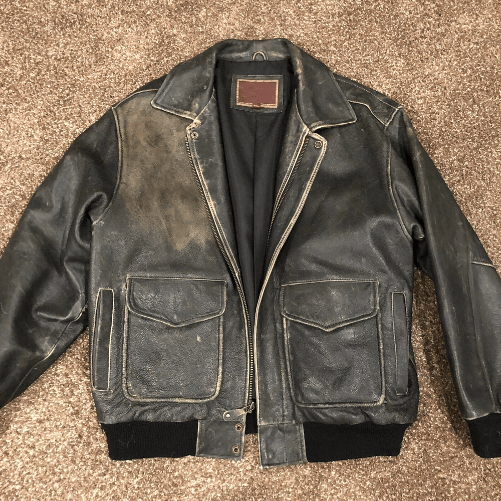 〔Vintage〕American classic leather jacket