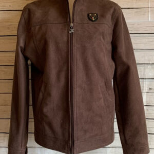 Ag Milano Cashmere Suede Leather Jacket