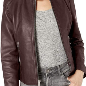 Andrew Marc Faux Leather Jacket