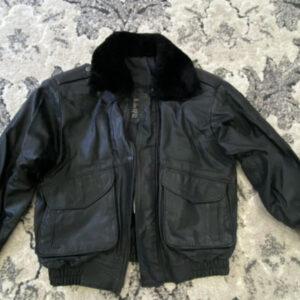 Argentinian Black Faux Leather Jacket