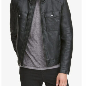 Andrew Marc Bruckner Black Leather Jacket