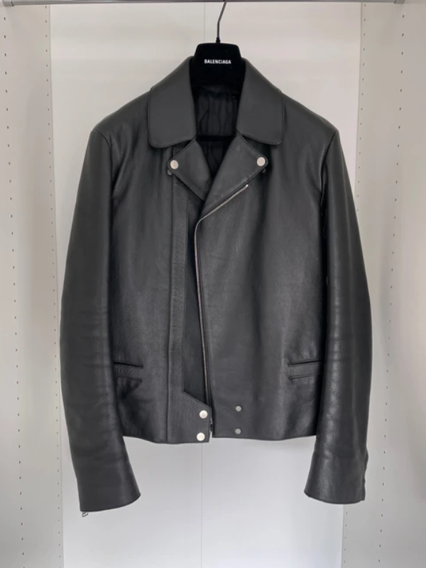 Balenciaga Faux Leather Biker Jacket