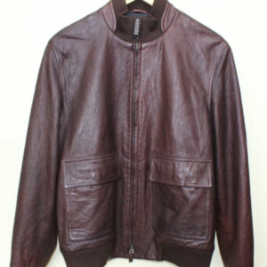 Bally Deer Black Faux Leather Jacket