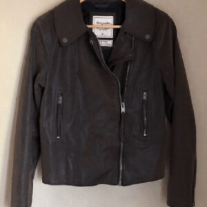 Abercrombie Fitch Vegan Leather Brown Jacket