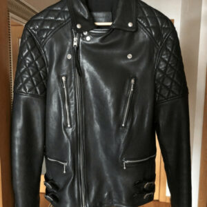 All Saints Men's Leather Biker Jacket