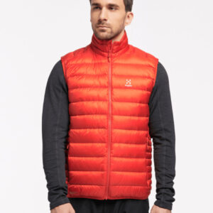 American Orange Puffer Vest