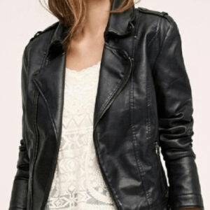 Jkt Vegan Leather Jacket