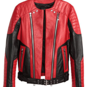 Balmain X H&m Faux Leather Jacket