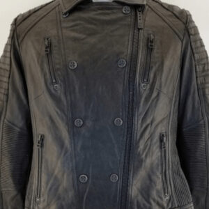 Affliction Black Faux Leather Jacket