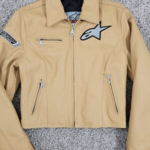 Alpinestars Tan Leather Racing Jacket