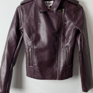 Bb Dakota Lucky Lizard Leather Jacket