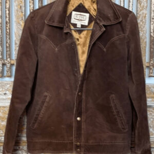 Bc Ethic Vintage Western Brown Leather Jacket.