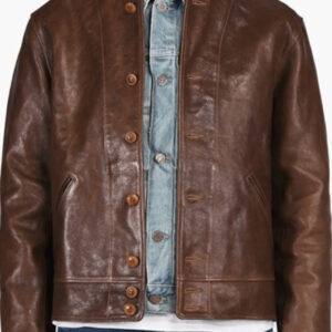 Albert Einstein Vintage Leather Jacket