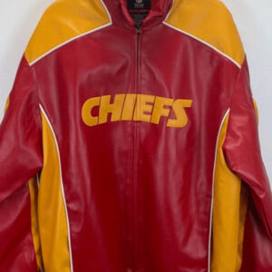 Ansas City Chiefs Nfl Faux Leather Jacket