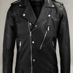 Beast Black Biker Faux Leather Jacket