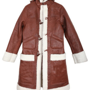 Alicia Keys Shearling Coat