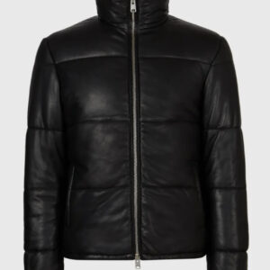 Allsaints Coronet Leather Puffer Jacket