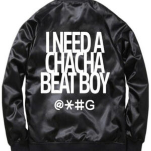 Beat Boy Cha Cha Black Bomber Jacket