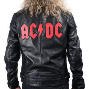 Acdc Biker Leather Jacket