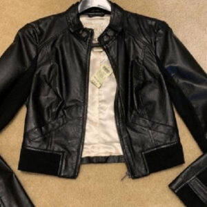 Arden B Black Leather Jacket