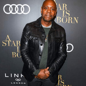 A Star Is Born Dave Chappelle Black Leather Jacket