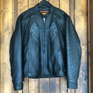 Echtes Leder biker Leather Jacket