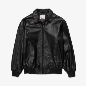 Supreme Black Faux Leather Jacket