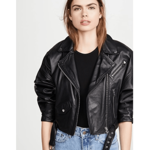 Lamarque Black Leather Jacket