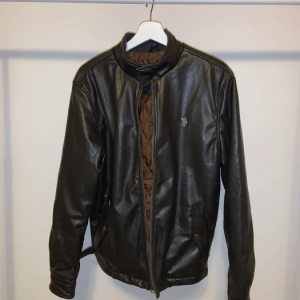 U.s. Polo Assn. Synthetic Brown Faux Leather Jacket