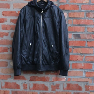 Luxury X Versace Black Leather Jacket