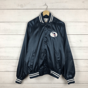 Vintage Texas Gas Satin Bomber Jacket