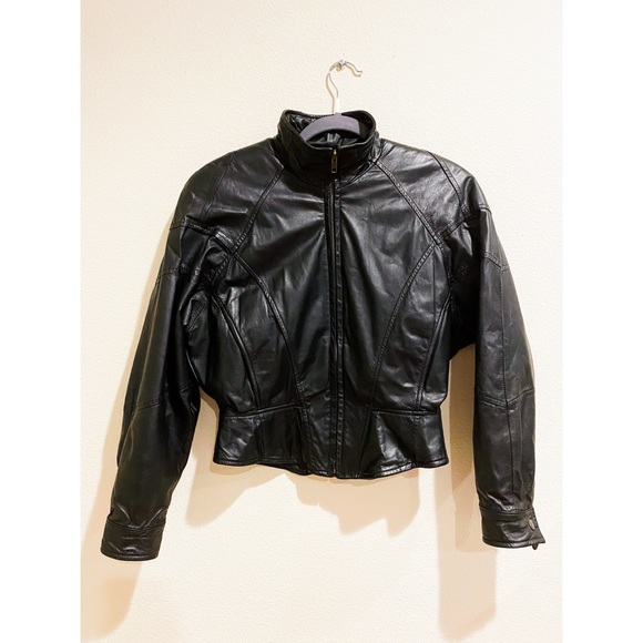 Byrnes & Baker Black Faux Leather Jacket