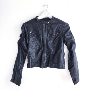 Lane Crawford Black Leather Jacket