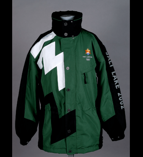 2002 Olympic Volunteer Green Cotton Jacket