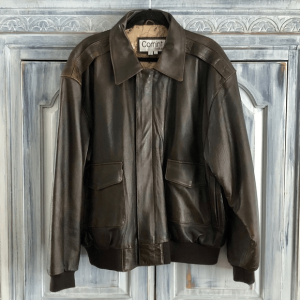 Comint Brown Leather Jacket