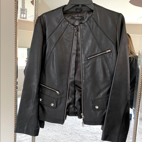 Women's Arden B Black Faux Leather Jacket
