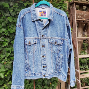 Vintage Hard Rock Las Vegas Blue Denim Jacket