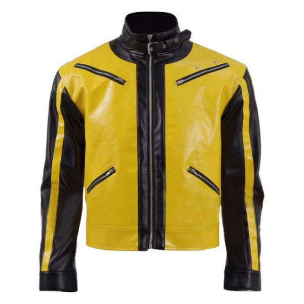 Wolfenstein Bj Blazkowicz Yellow Faux Leather Jacket