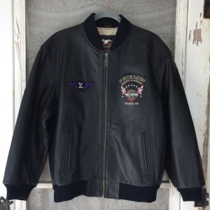 Harley Davidson Black Leather Jacket