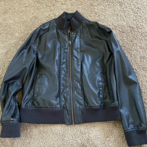 Xhilaration Plus Vegan Black Leather Jacket