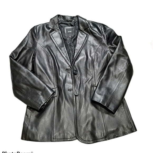 New York Black Soft Faux Leather Jacket