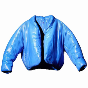 Yeezy Gap Kanye West Blue Puffer Jacket