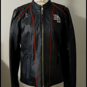 Nwot Ladies Harley Davidson Black Faux Jacket