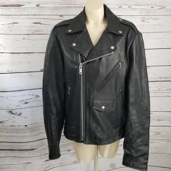 Jacquelyn Ferrar M Brown Leather Jacket