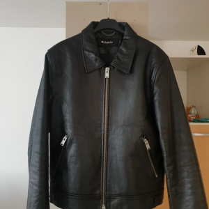 Blame It On My Youth" Black Faux Leather Jacket