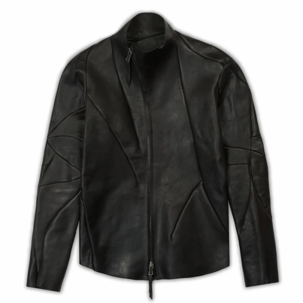 Leon Emanuel Blanck Black Faux Leather Jacket