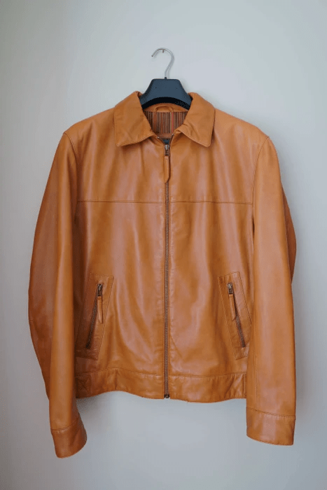 Danier Soft Tan Faux Leather Jacket