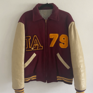 Vintage Loyola Maroon Varsity Jacket