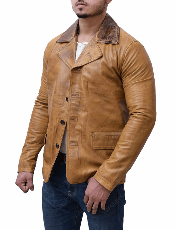 Micah Bell Red Dead Redemption Brown Faux Leather Jacket