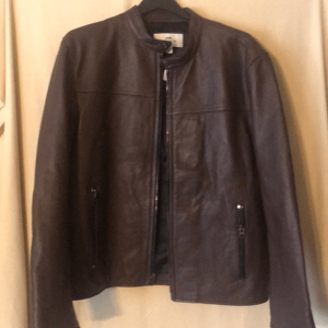 Coach Leather Jacket Mens